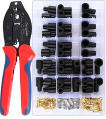 36Pcs Spark Plug Wire Crimping Tool Spark Plug Wire Crimper Kit with 36PCS Boot