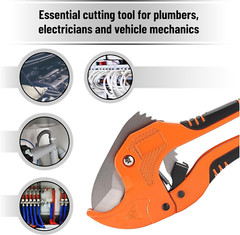 Bates- PVC Pipe Cutter, Cuts up to 1-1/4&Prime; Inch, Mini Tube Cutter 1/8&Prime; to 7/8&Prime;, R