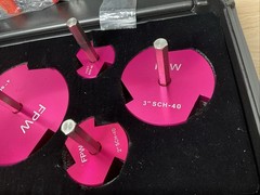 Triple Blade PVC Pipe Reamer Kit PPK4 4 Piece 1.5&Prime; 2&Prime; 3&Prime; 4&Prime; &ndash; USED 1.5&Prime; &ndash;