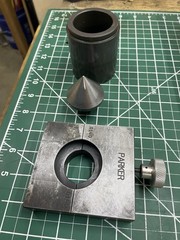 Parker 710400B Hydra-Tool Hydraulic Flaring Tool w/ 710419 | 710416A | 710424-1