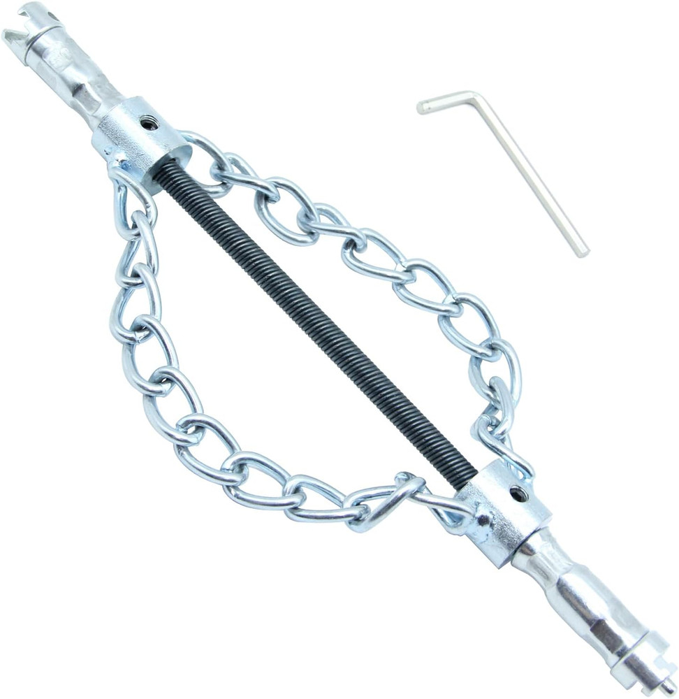 Flex‑Shaft Sewer Descaling Chain, Push-Type Rotary Cable for PVC Pipes, Toilets