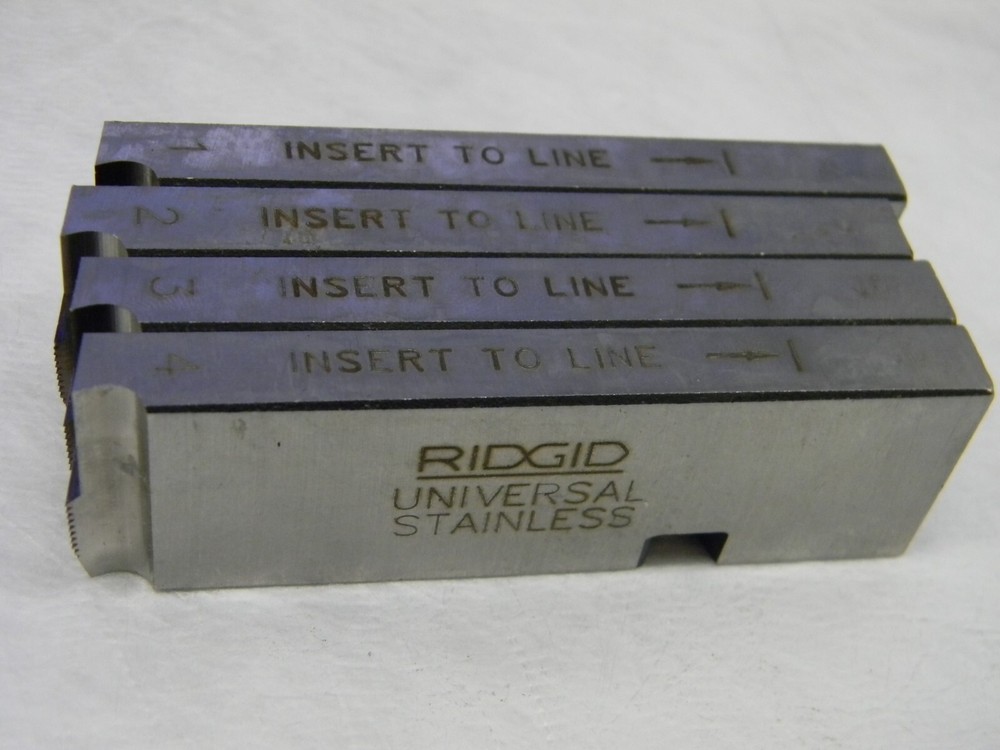 RIDGID used 1/2-14 &ndash; 3/4-14 NPT Thread RH HSS Pipe chaser 47785