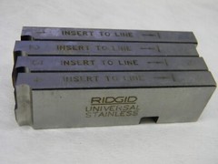RIDGID used 1/2-14 &ndash; 3/4-14 NPT Thread RH HSS Pipe chaser 47785