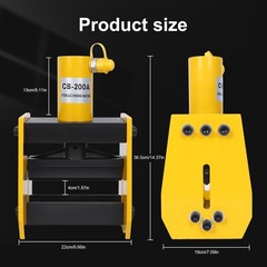 Busbar Fabrication Machine with Angle Indicator for Thickness Aluminum Iron Bend