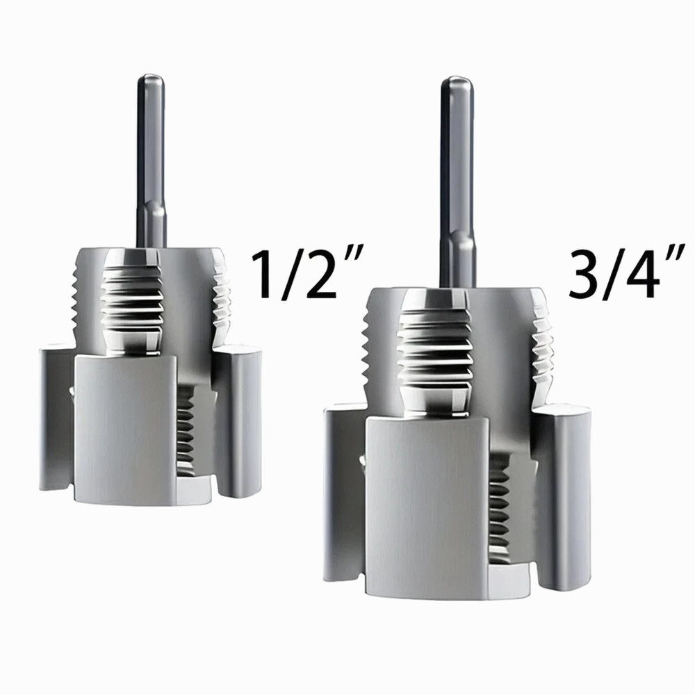 2pcs Integrated Internal & External Pipe Threading-Tool,PVC Pipe Threader Kit