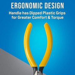 5-13/16&Prime; Length Yellow JIC-891 Crimping Plier with Side Cutter by Jonard Tools