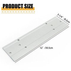 12 Inch Sheet Metal Manual Folding Tool 3/8&Prime; & 1&Prime; Depth Gauge Heavy Duty