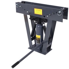 12T Pipe Bender Manual Hydraulic Piping Bending Exhaust Tube Fabric Dark Gray