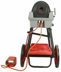 Reconditioned RIDGID&reg; 1822-I Auto Chuck Pipe Threader with 815A HSS Dies & Cart
