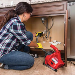 Powerclear 120-Volt Drain Cleaning Snake Auger Machine for Heavy Duty Pipe Clean