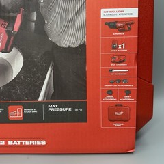 Milwaukee 2572B-21 AIRSNAKE M12 Cordless Drain Cleaning Air Gun Kit with Battery