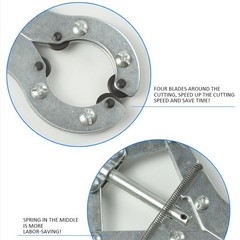 Exhaust Pipe Cutter Water Pipe Fast Cutter Round Steel Pipe Rotating Cutter