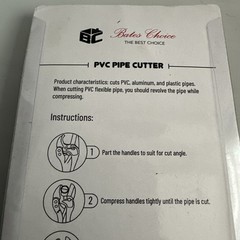 Bates PVC Pipe Cutter Ratcheting Tool New