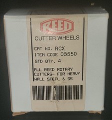 Reed Mfg RCX Cutter Wheel for Rotary Pipe Cutter Heavy Wall /Stainless 03550