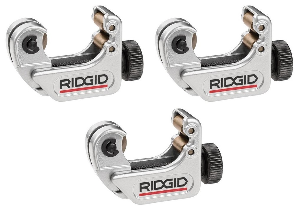 (3) ea Ridgid 32985 # 104 3/16&Prime; &ndash; 15/16&Prime; Close Quarters Tubing Cutters