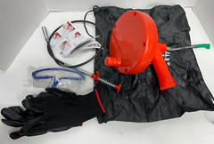 10-In-1 Drain Clog Kit 25FT Drain Auger Snake Tool Plumbing Grabber Hair Remover