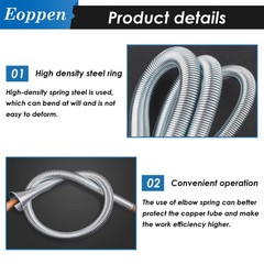 Spring Tubing Benders Kit 1/4, 5/16, 3/8, 1/2 and 5/8 Inch 5 in 1 Tube Bender&hellip;