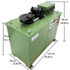 Electric Tube Pipe Bender Tube/Round Bending Machine Foot-controlled 220V 3PH