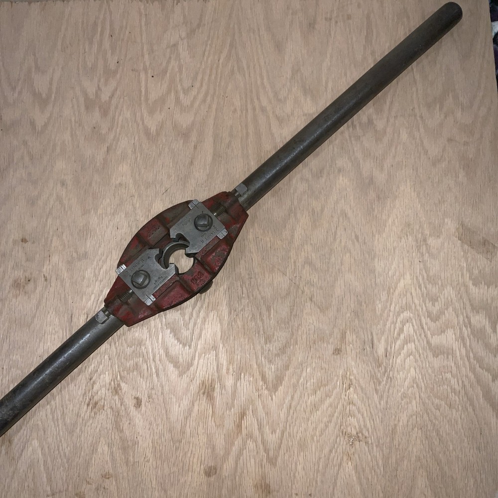 Vintage Greenfield Tap & Die No. 2 Pipe Threader With Die And Handles