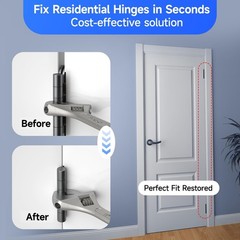 Knuckle Bender Adjustable Door Hinge Tool with Built-in Hinge Pin Remover, He&hellip;