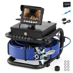 4.3 In Sewer Camera w 66ft/20m Cable IP68 Inspection Camera for Drain Pipe Sewer