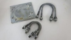 X-Over 2-3/8&Prime; or 2-7/8&Prime; to 3&Prime; to 4.5&Prime; OD, 5/8&Prime; U-Bolts