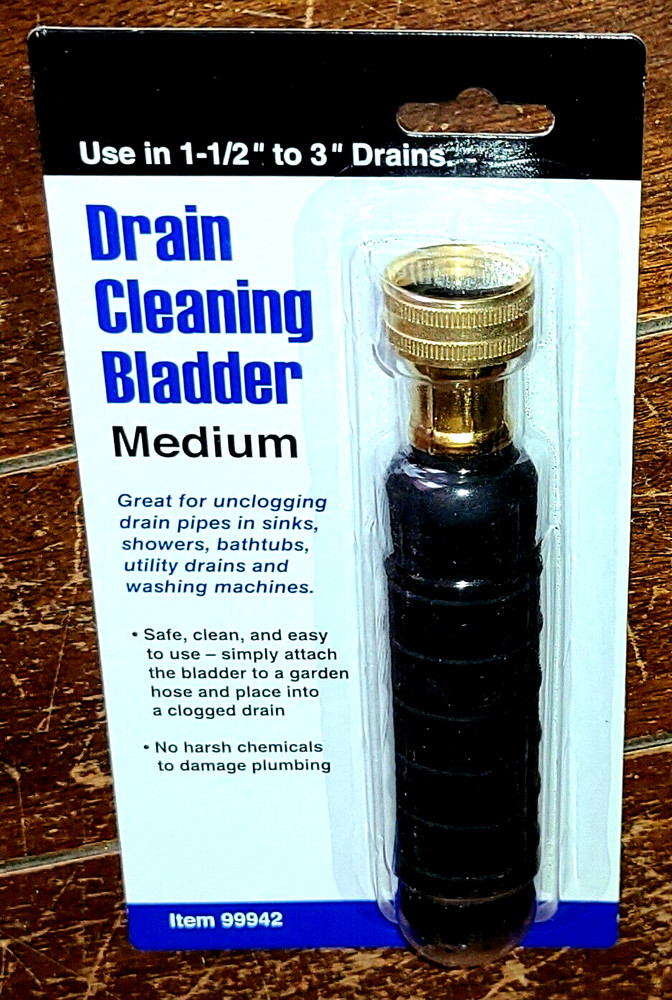Medium Drain Cleaning Bladder ~ Use in 1.5&Prime; to 3&Prime; Drains #99942