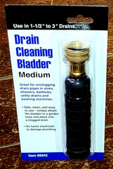 Medium Drain Cleaning Bladder ~ Use in 1.5&Prime; to 3&Prime; Drains #99942