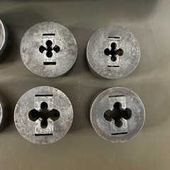 Vintage GTD Little Giant 8 Pc Die set 1/4&rdquo; &ndash; 3/4&rdquo; w Hard Makita case USA