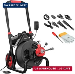 POPULO 8-Piece Drain Snake Drill Attachment &ndash; Tackle Any Clog with Precision,Com
