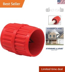 Durable Red Pipe and Tubing Reamer &ndash; Precision Burr Removal Tool &ndash; Single Pack