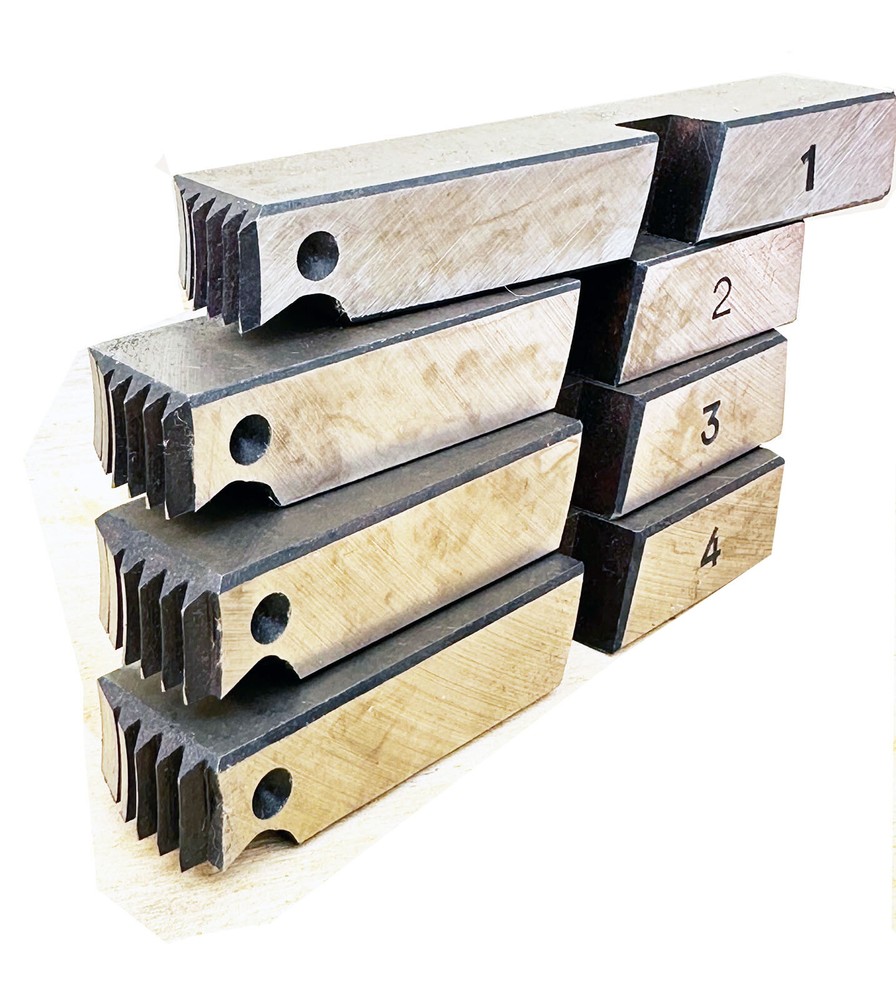 4pc Power Threading Machine Dies 2-1/2&Prime; to 4&Prime; Right-Handed High-Speed Pipe Dies​