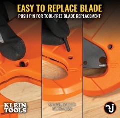 Klein Tools 50044 Ratcheting Pvc Pipe Cutter Tool 1-1/4 Inch I.D. Cutting