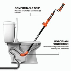 Klein Tools 6 Foot Steel Toilet Auger