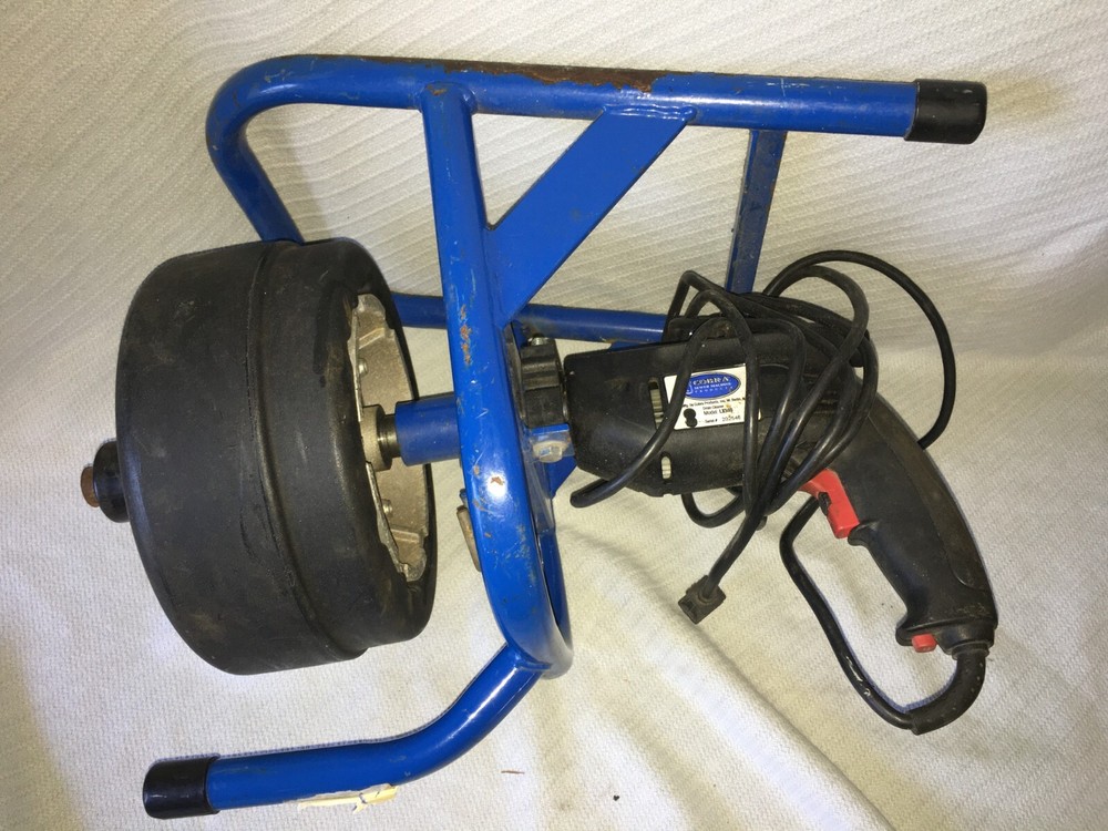 COBRA SEWER MACHINE DRAIN CLEANER MODEL LX500 120V-60HZ 3/8&Prime;