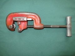 RIDGID No. 1-2 Heavy Duty Pipe Cutter Tool 1/8 To 1 1/4 Trademark Ridge Tool Co