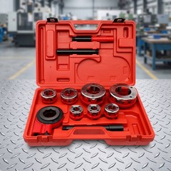 Pipe Threader Head Set Organized Storage Workshop Tools Molded Handle