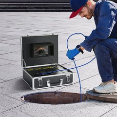7&Prime; Sewer Camera 50m/165ft Pipe Inspection Camera Drain Camera IP68 waterproof