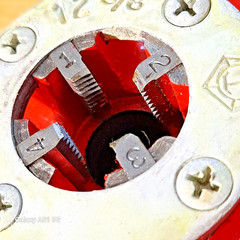 Toledo No. 12 3/8&Prime; Drop Head Pipe Threading Die Head NEW NOS FREE SHIPPING