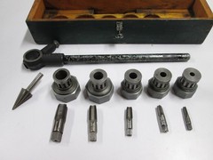 Nye No. 50 Pipe Tap & Die Threader Set 3/4&Prime;, 1/2&Prime;, 3/8&Prime;, 1/4&Prime;, 1/8&Prime; Made in USA