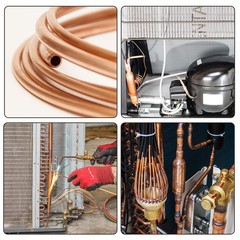 uxcell Refrigeration Tubing 1/8&Prime; OD x 5/64&Prime; ID x 6.5 Ft 1/8 Inch, Copper