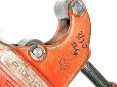 Ridgid No. 4-S Heavy Duty Pipe Cutter, 2&Prime; to 4&Prime; Pipe Used / Works Good #7
