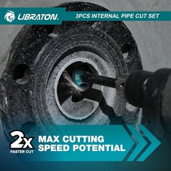 Libraton Inside Pipe Cutter for PVC Pipe, Internal Plastic Cutter Plumbing Tools