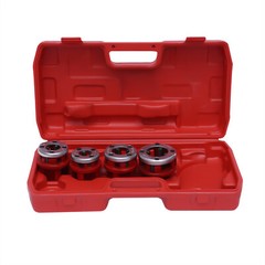 Ratchet Pipe Threader Kit Ratcheting Set w/ 5 Dies Pipe Cutter Plumbing Tool
