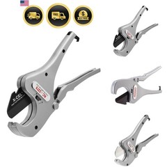 30088 RC-2375 Aluminum 2&Prime; Ratchet Action Pipe and Tubing Cutter for Plastic a&hellip;