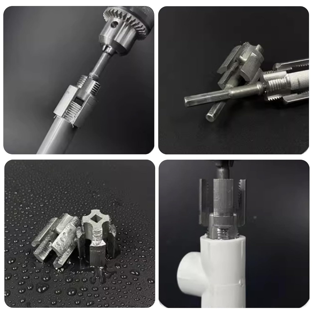 Pipe Threading Tool for Inner & Outer Threads, 2-in-1 Pipe Threader Cutter &ndash; &hellip;