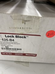 Sioux Chief 524-B4 Bulk Lock Block Supports Box of 50