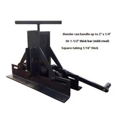 Manual Pipe Bending Machine TR40 for Bending Metal Pipes/ Flat Iron Square Steel