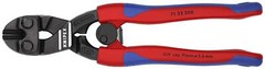 KNIPEX 7122200 Comfort Grip Angled High Leverage Cobolt Cut Red