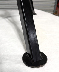 Folding V-Head Pipe Stand 12&Prime;/2000Lb Cap 27-41&Prime; Adjustable Height 33-05-250